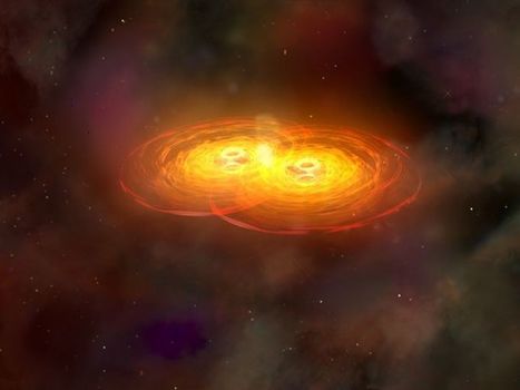 Death Spiral of Merging Supermassive Black Holes | Ciencia-Física | Scoop.it