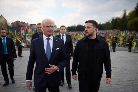 Ruotsin kuningas Ukrainassa - ylisti Volodymyr Zelenskyi&auml; | 1Uutiset - Lukemisen t&auml;hden | Scoop.it
