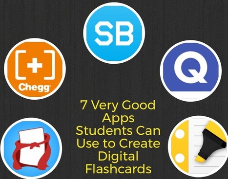 7 Apps Students Can Use to Create Digital Flashcards via Educators' technology | Education 2.0 & 3.0 | Scoop.it