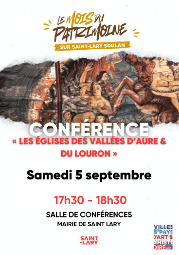 Mois du Patrimoine 2026 : conf&eacute;rence "Les &eacute;glises des vall&eacute;es d'Aure et du Louron" &agrave; Saint-Lary Soulan le 5 septembre | Vall&eacute;es d'Aure & Louron - Pyr&eacute;n&eacute;es | Scoop.it