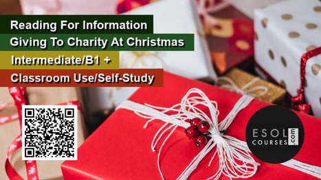 Intermediate English Reading - Charity Giving at Christmas | Reading Resources for ELT | Scoop.it