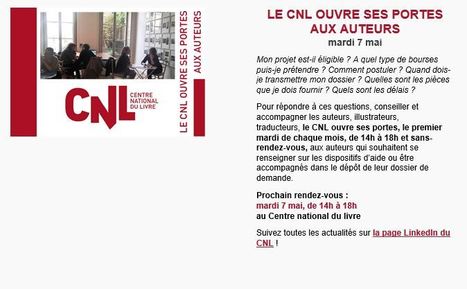 (Agenda) 7 mai, Paris, portes ouvertes aux auteurs (CNL) | Poezibao | Scoop.it
