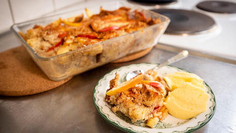 Frida Jernspets recept p&aring; br&ouml;dpudding med &auml;pple och vaniljkr&auml;m. | 1Uutiset - Lukemisen t&auml;hden | Scoop.it