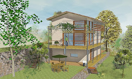Maison bioclimatique à ossature bois à Séracèdes (83) | Build Green, pour un habitat écologique | Scoop.it