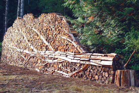 An artistic wood pile | Gardening Life | Scoop.it