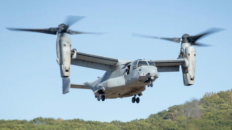 V-22 Osprey Flights to be Restricted Until 2026, Won’t Get Tanker Capability | DEFENSE NEWS | Scoop.it