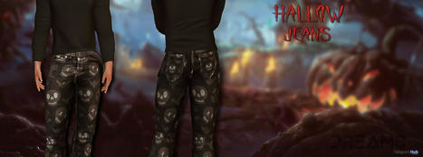 Hallow Jeans Black October 2021 Group Gift by DREAMS | Teleport Hub - Second Life Freebies | Second Life Freebies | Scoop.it