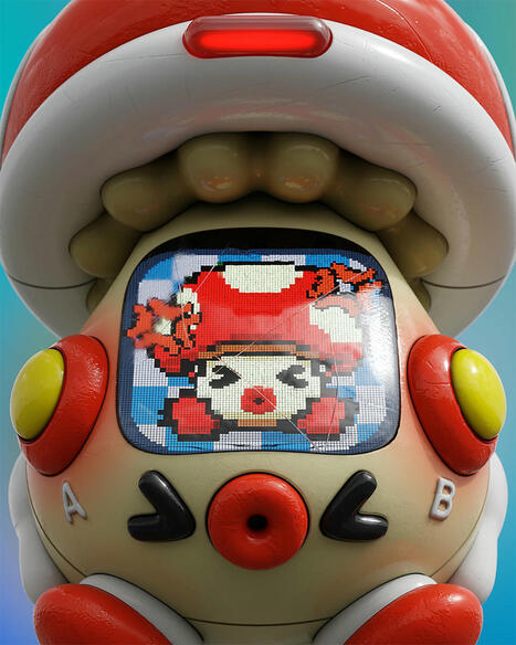 Tamagotchi re-designs, video game visuals and lucky charms: Welcome to the overstimulating 3D world of Iosif Abaab | El Mundo del Diseño Gráfico | Scoop.it