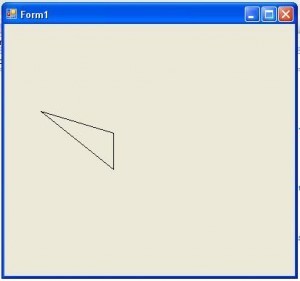 sketch to draw a how vb draw Coding  on to How An in  C# form triangle