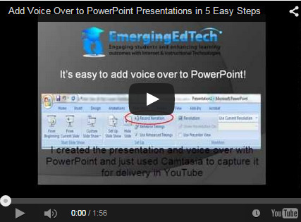 Add Voice Over to PowerPoint Presentations in 5 Easy Steps | TIC & Educación | Scoop.it