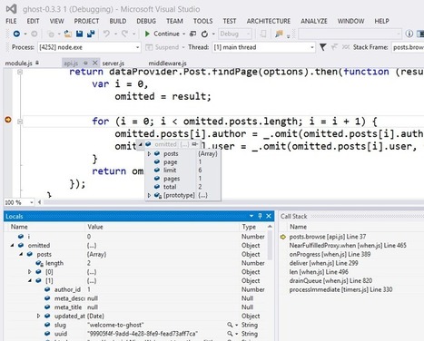 Introducing node.js Tools for Visual Studio | JavaScript for Line of Business Applications | Scoop.it