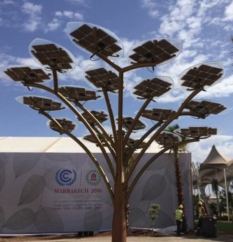 Des arbres solaires à Marrakech pour recharger vos batteries | rev3 - la 3ème révolution industrielle en Hauts-de-France | Scoop.it