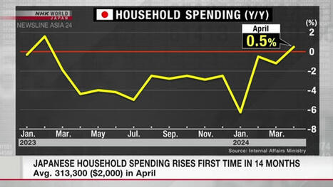 Japanese household spending rises first time in 14 months | NHK WORLD-JAPAN News | Japanese Travellers | Scoop.it