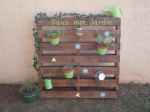 Réaliser un jardin vertical avec une #palette | DIY Palettes | Scoop.it