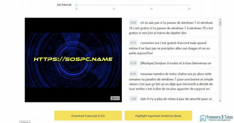 You-tldr : un autre outil en ligne pour retranscrire une vidéo YouTube en texte | Freewares | Scoop.it