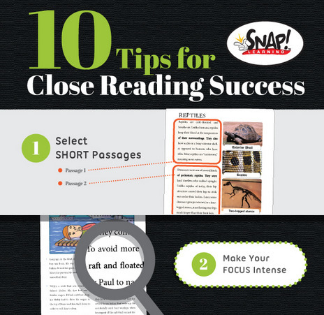 Top Ten Tips for Close Reading - Infographic & Detailed Tips | Eclectic Technology | Scoop.it