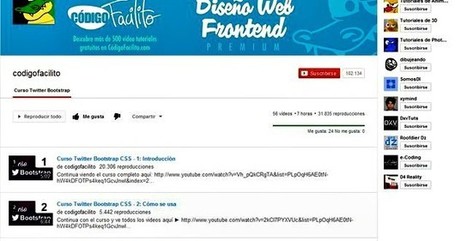 Vídeo curso gratuito de Twitter Bootstrap en español | Utilización de Twitter la Educación | Scoop.it