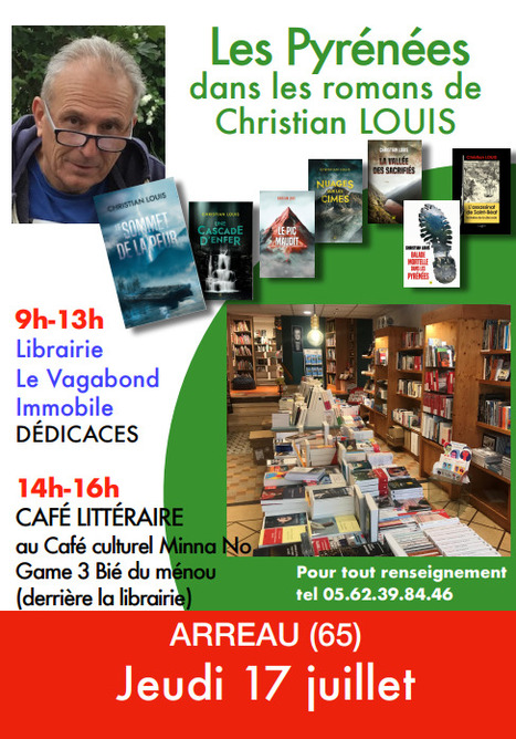 Rencontre avec Christian Louis à Arreau le 17 juillet | Vallées d'Aure & Louron - Pyrénées | Scoop.it