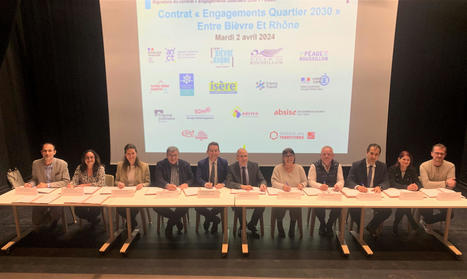 Signature officielle du nouveau contrat de ville « Engagements Quartiers 2030 » de la Communauté de communes Entre Bièvre et Rhône | Labo Cités - L'actualité de la politique de la ville en Auvergne-Rhône-Alpes | Scoop.it