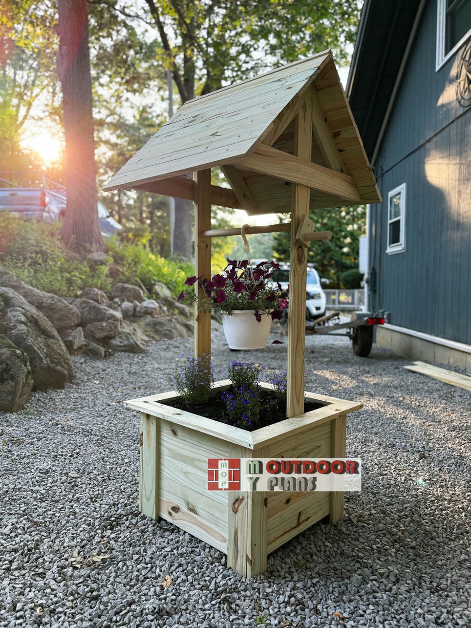 Wooden Wishing Well - DIY Project | Garden Plans | Scoop.it