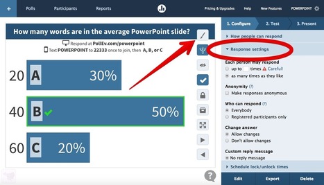 Trim your PowerPoint quiz from a dozen slides to one | Poll Everywhere | Digital Presentations in Education | Scoop.it