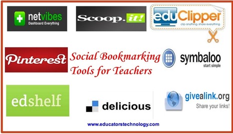 10 Excellent Social Bookmarking Tools for Teachers | iGeneration - 21st Century Education (Pedagogy & Digital Innovation) | Scoop.it