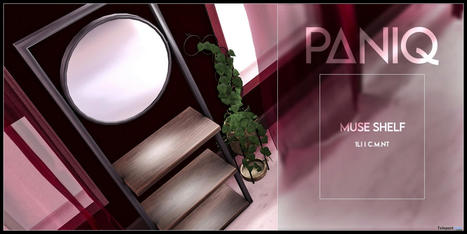 Muse Shelf March 2022 Group Gift by PANIQ | Teleport Hub - Second Life Freebies | Second Life Freebies | Scoop.it