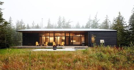 [Inspiration] Une discrète maison bois dans une crique de la Nouvelle-Écosse | Build Green, pour un habitat écologique | Scoop.it