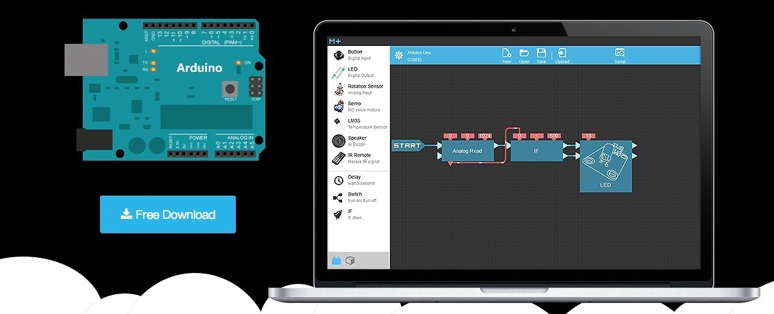 Mind+ - A flow-based visual programming softwar...