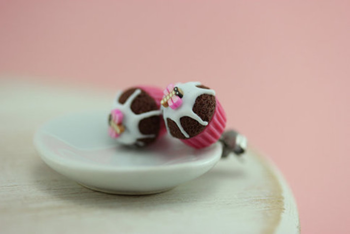 Cupcake Earrings | Kitsch | Scoop.it