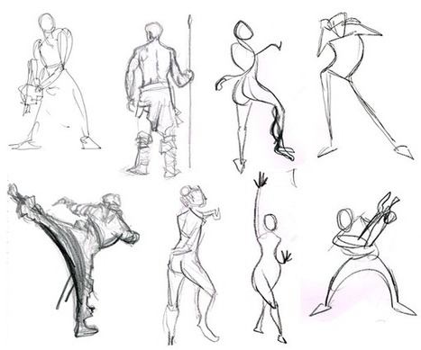 Human Gesture Drawing Reference