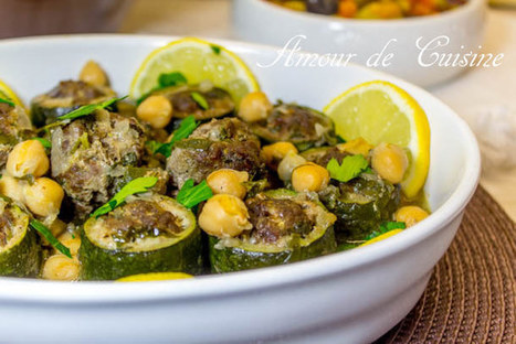 Dolma courgettes courgettes a la viande hach&eacute;e | Plats et recettes rapides, id&eacute;es de menu de semaine sain et facile | Scoop.it