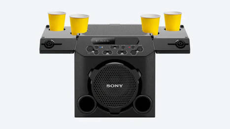 Sony PG10 party speaker has a built-in beer holder | Gadget Reviews | Scoop.it