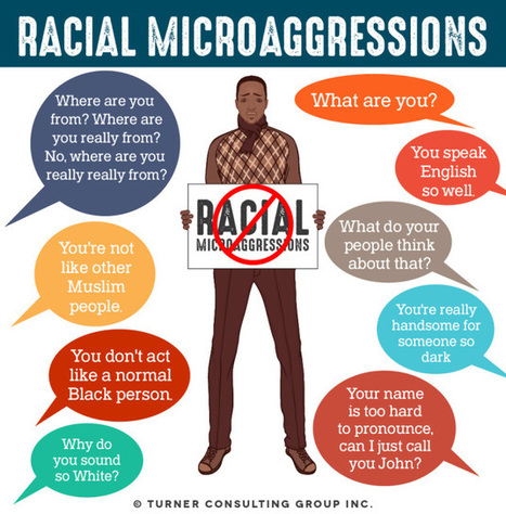 Racial Microaggressions (male) from Turner Consulting | iGeneration - 21st Century Education (Pedagogy & Digital Innovation) | Scoop.it