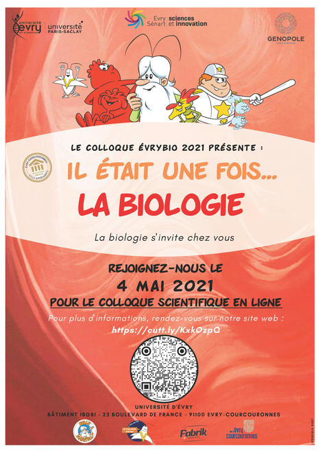 Colloque EvryBio 2021 - 4 mai 2021 | Life Sciences Université Paris-Saclay | Scoop.it