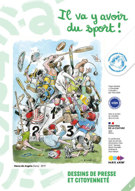 Outil pédagogique | Il va y avoir du sport ! - Cartooning for Peace | La bande dessinée FLE | Scoop.it