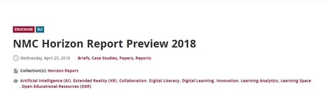 NMC Horizon Report Preview 2018 | EDUCAUSE | Information and digital literacy in education via the digital path | Scoop.it