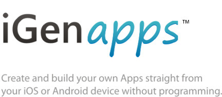 iGenApps&trade; : The App Generator | iPad User Group | Scoop.it