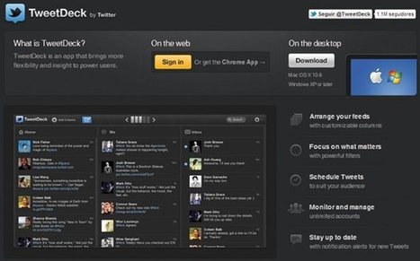 Saca el máximo partido a Twitter con TweetDeck y HootSuite | Recursos, Servicios y Herramientas de la Web 2.0 en pequeñas dosis. | Scoop.it