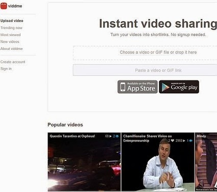 Viddme, la nouvelle plateforme de partage vidéos en ligne | Le Top des Applications Web et Logiciels Gratuits | Scoop.it