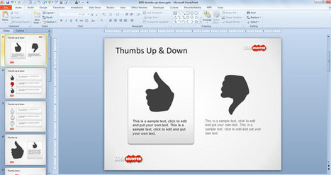 Free Thumbs Up & Down PowerPoint Template for Presentations | PowerPoint and Presentations | Scoop.it