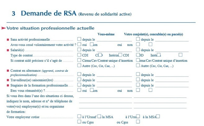 Formulaire Rsa À Imprimer _ FAIRE UNE DEMANDE DE REVENU DE SOLIDARITÉ ...
