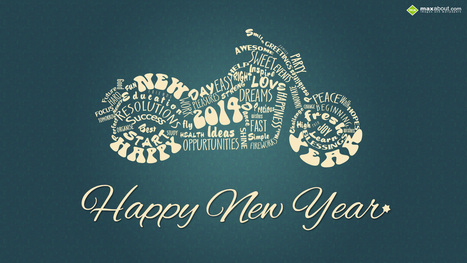 Happy New Year 'Cruiser Bike' | Maxabout SMS & Greetings | Scoop.it