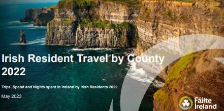 Fáilte Ireland Analysis: Irish Resident Travel by County - 2022  | Tourism Performance | Scoop.it