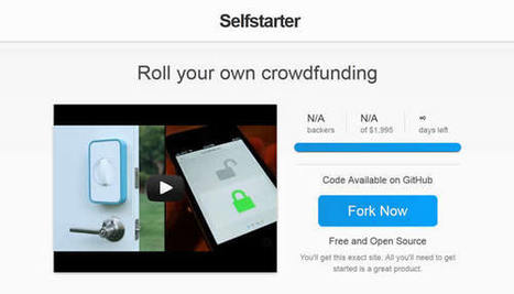 Selfstarter - Making it easy to build your own crowdfunding site - CodeVisually | Website template | Scoop.it