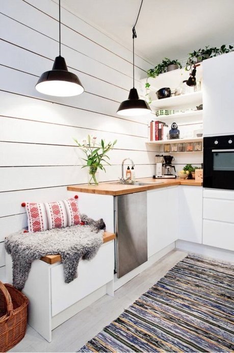 Sweet Sixteen: Stylish & Space-Saving Details for for Tiny Kitchen Makeovers | The Tiny Mile | Scoop.it