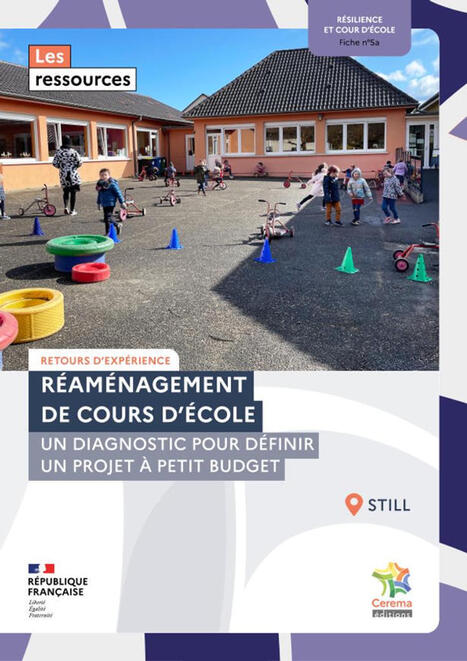Résilience et cour d'école | Fiche n° 5a, Réaménagement de cour d'école : un diagnostic pour définir un projet à petit budget - Still - Cerema | Actu Archi-Urba-Environnement-Paysage | Scoop.it
