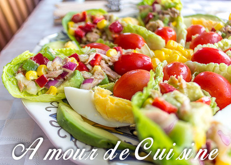 salade variée poivrons thon et avocat | recettes du ramadan  وصفات رمضان أطباق رمضان مطبخ رمضان | Scoop.it