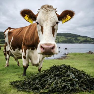 Enjeux climatiques solution méthane entérique chez les vaches algues ? | Actualité Bétail | Scoop.it
