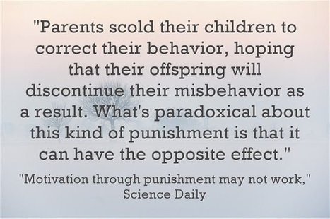 New Study Finds That Punishment May Encourage The Behavior Being Targeted via @LarryFerlazzo | Education 2.0 & 3.0 | Scoop.it